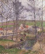 Camille Pissarro The banks of the Viosne at Osny Germany oil painting artist